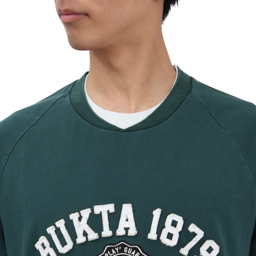 バクタ（BUKTA）（メンズ）ヘビーウェイトゲームTシャツ カレッジ BU244580166 D/GREEN
