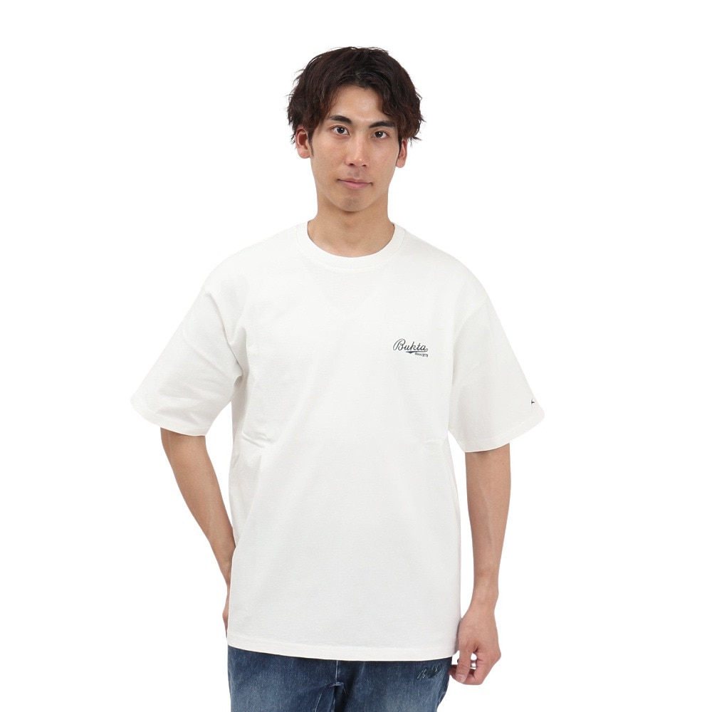 バクタ（BUKTA）（メンズ）ヘビーウェイトバックロゴ Tシャツ BU24458045 OFF