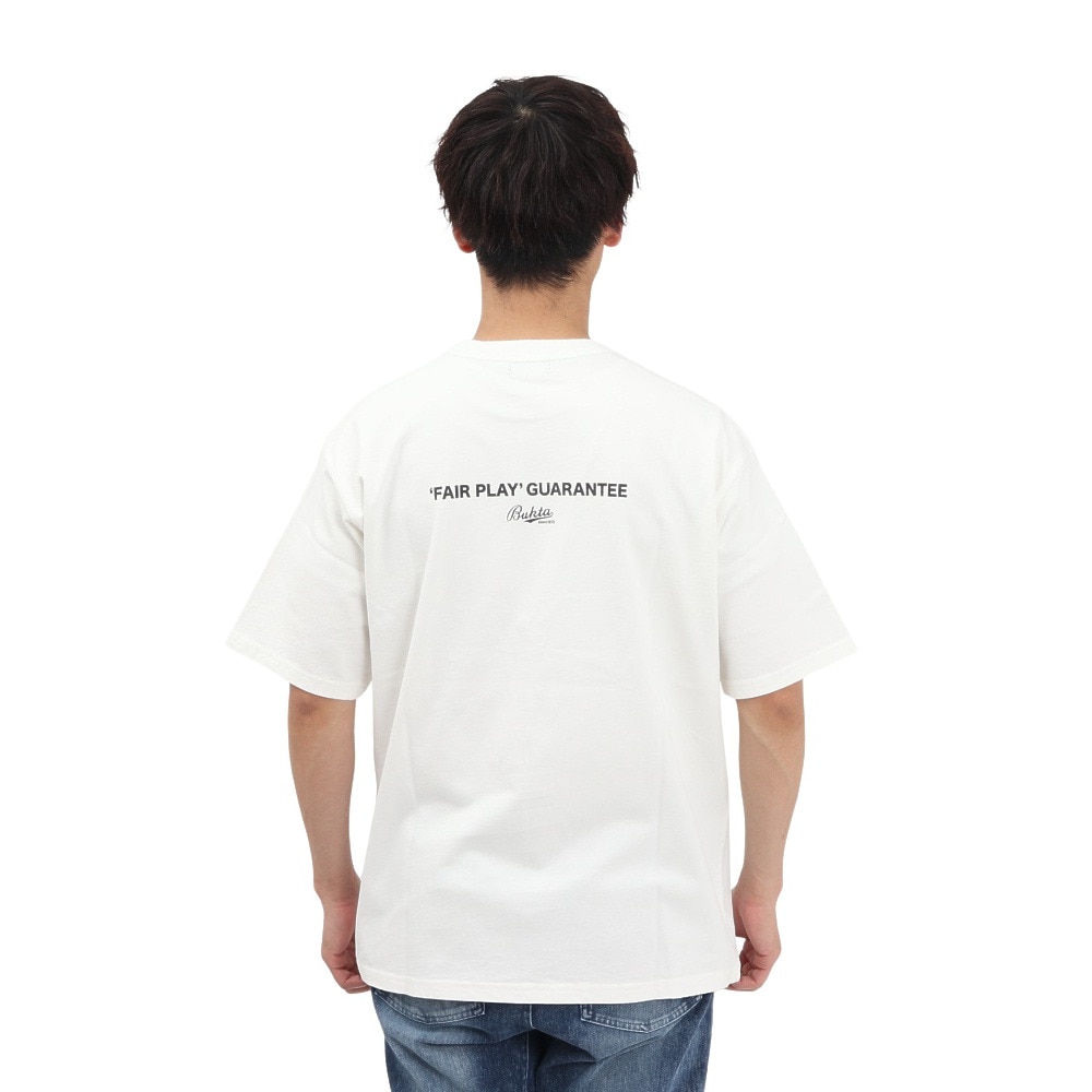 バクタ（BUKTA）（メンズ）ヘビーウェイトバックロゴ Tシャツ BU24458045 OFF