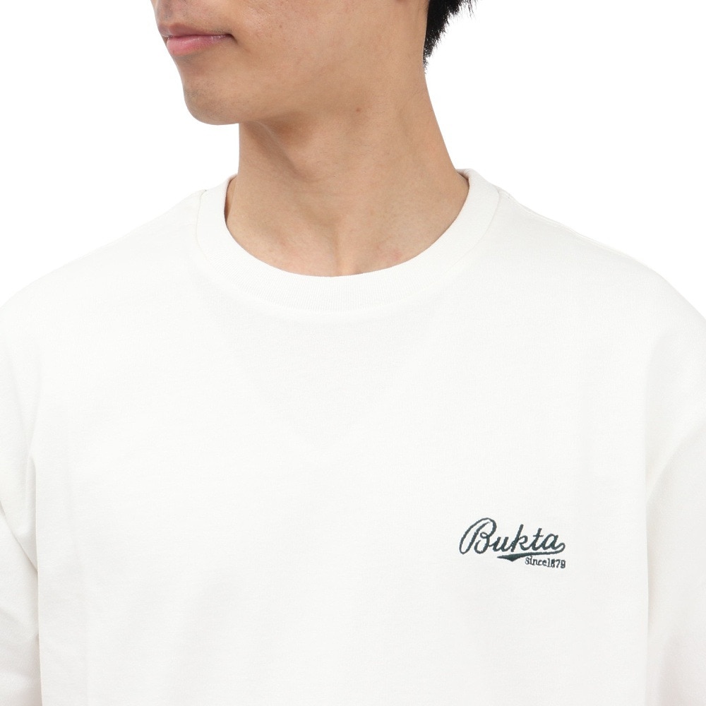 バクタ（BUKTA）（メンズ）ヘビーウェイトバックロゴ Tシャツ BU24458045 OFF