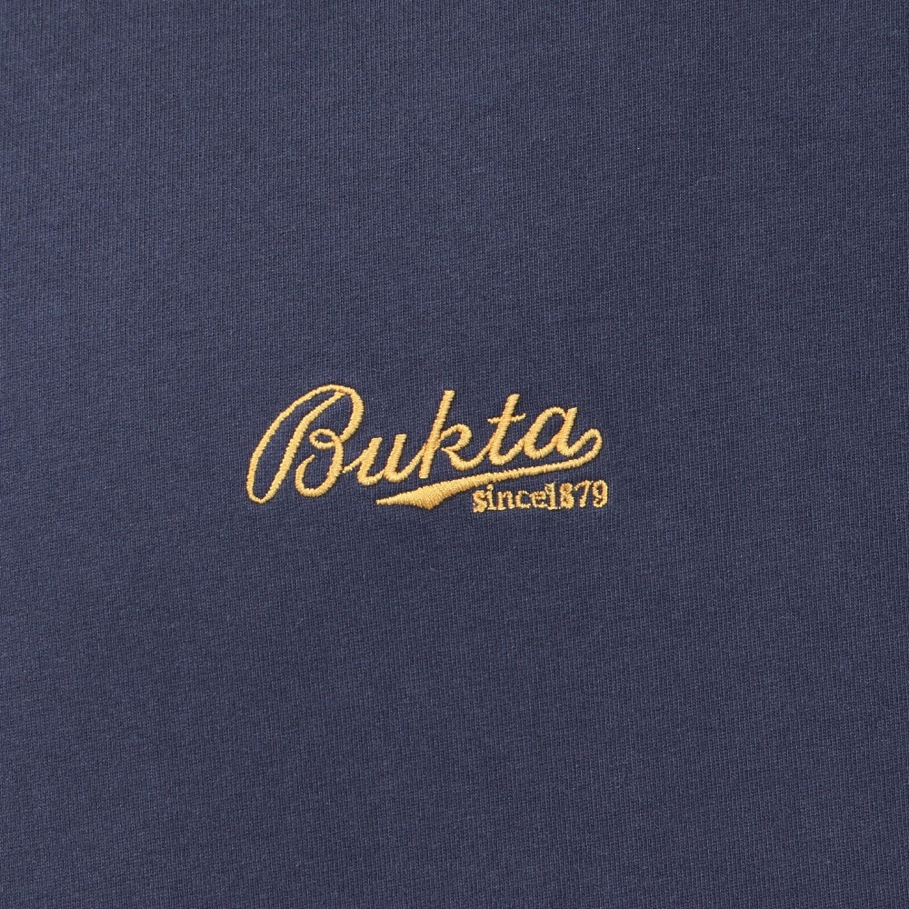 バクタ（BUKTA）（メンズ）ヘビーウェイトバックロゴ Tシャツ BU244580479 NAVY