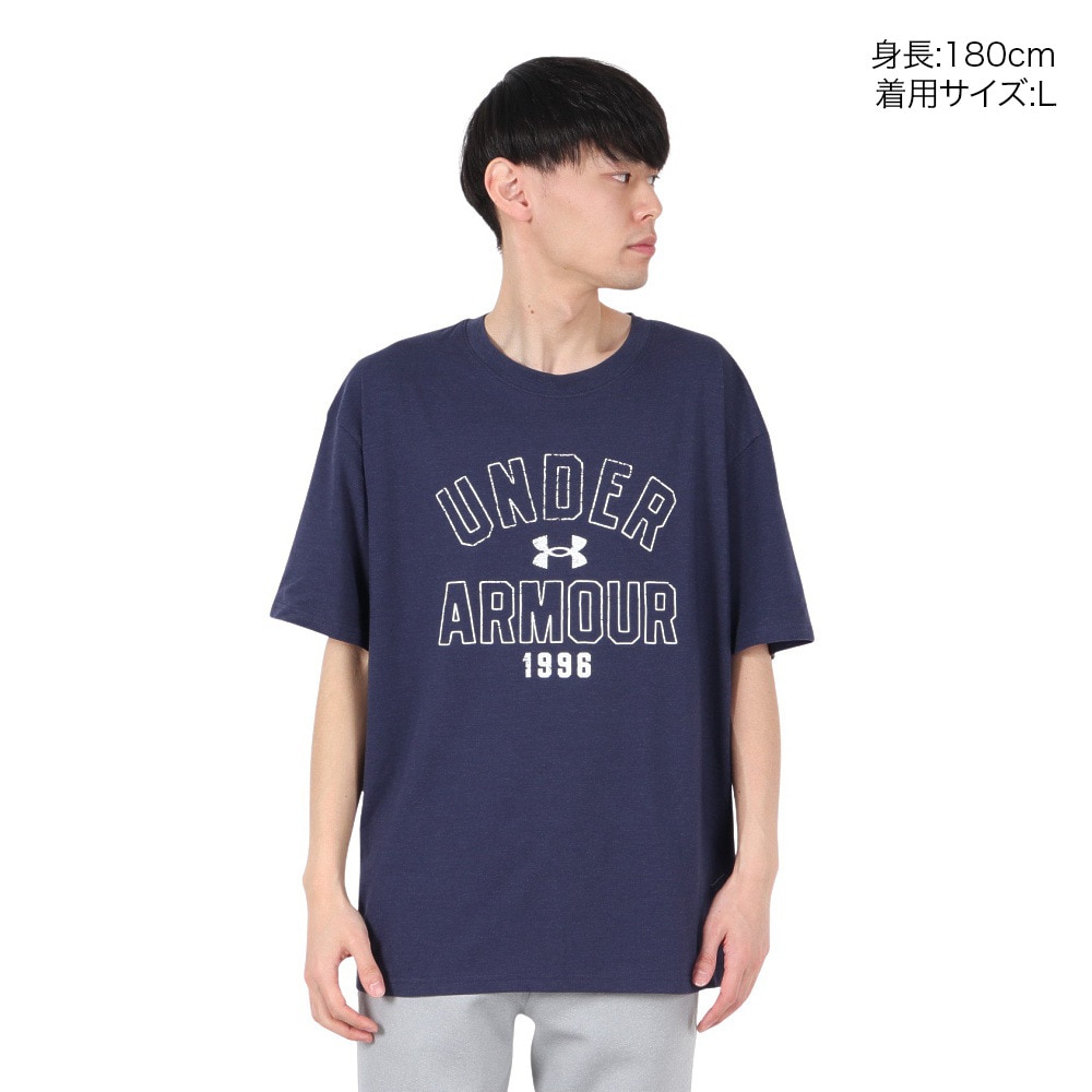 アンダーアーマー（UNDER ARMOUR）（メンズ）パフォーマンスコットン COLLEGIAGE 半袖Tシャツ 6007584 410