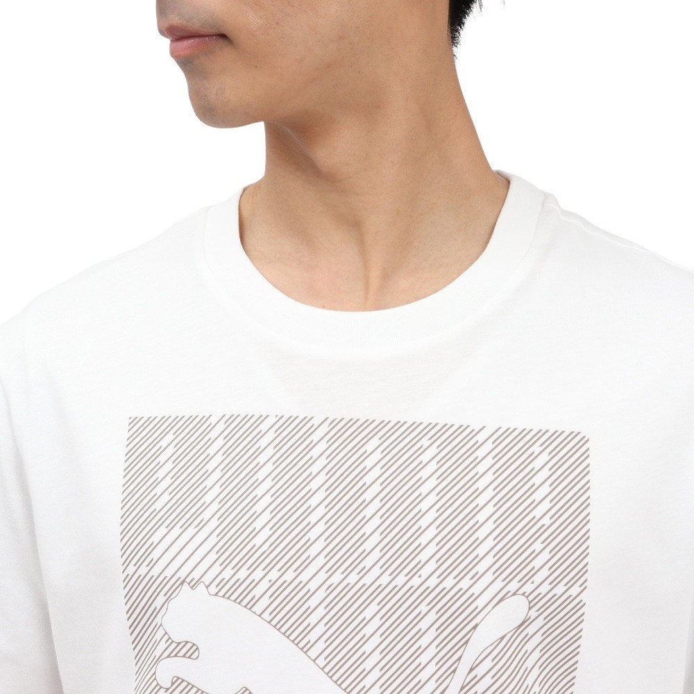 プーマ（PUMA）（メンズ）GRAPHICS ワーディング Tシャツ 687679 02 WHT