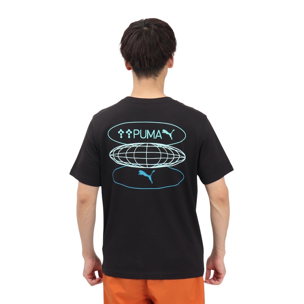 プーマ（PUMA）（メンズ）GRAPHICS 3 サークル Tシャツ 687697 01 BLK