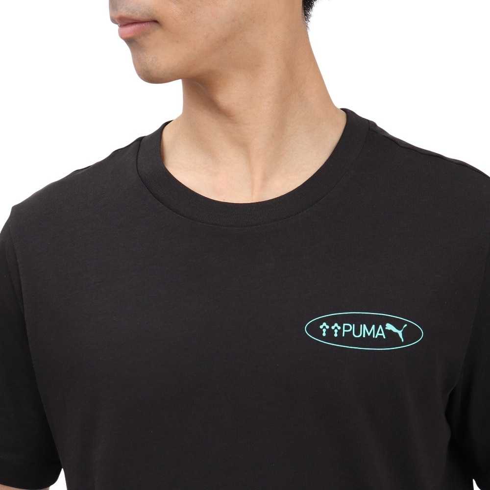 プーマ（PUMA）（メンズ）GRAPHICS 3 サークル Tシャツ 687697 01 BLK