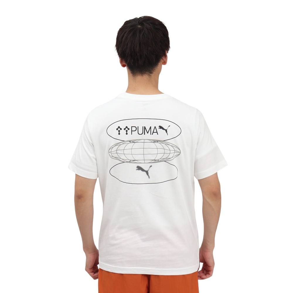 プーマ（PUMA）（メンズ）GRAPHICS 3 サークル Tシャツ 687697 02 WHT