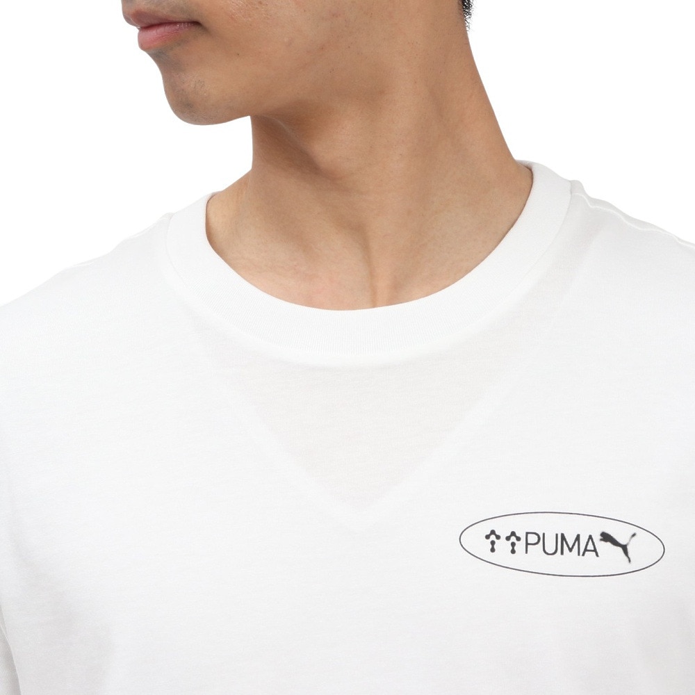 プーマ（PUMA）（メンズ）GRAPHICS 3 サークル Tシャツ 687697 02 WHT