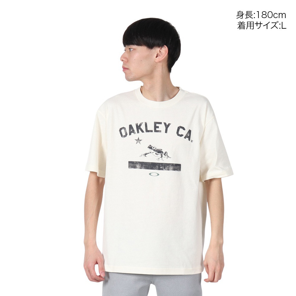 オークリー（OAKLEY）（メンズ）ESSEN 半袖 Tシャツ FROG FOA407834-10R