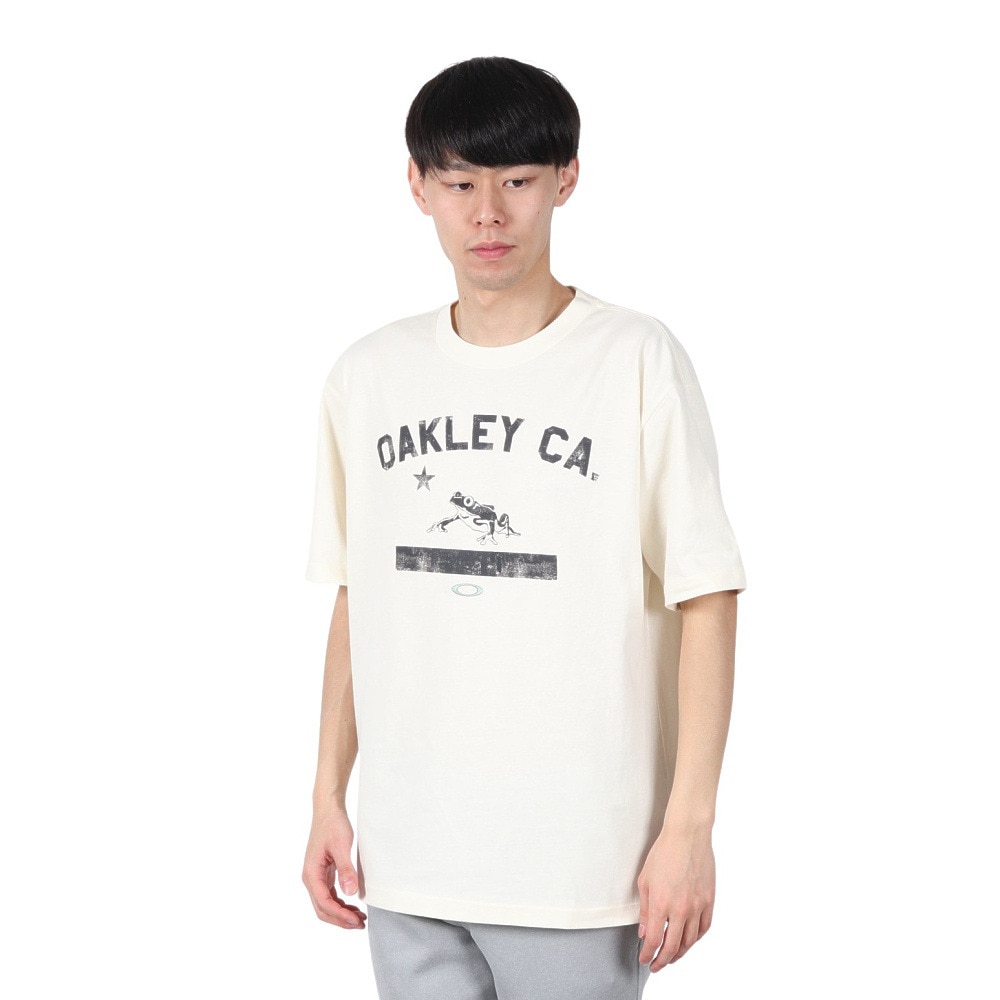 オークリー（OAKLEY）（メンズ）ESSEN 半袖 Tシャツ FROG FOA407834-10R