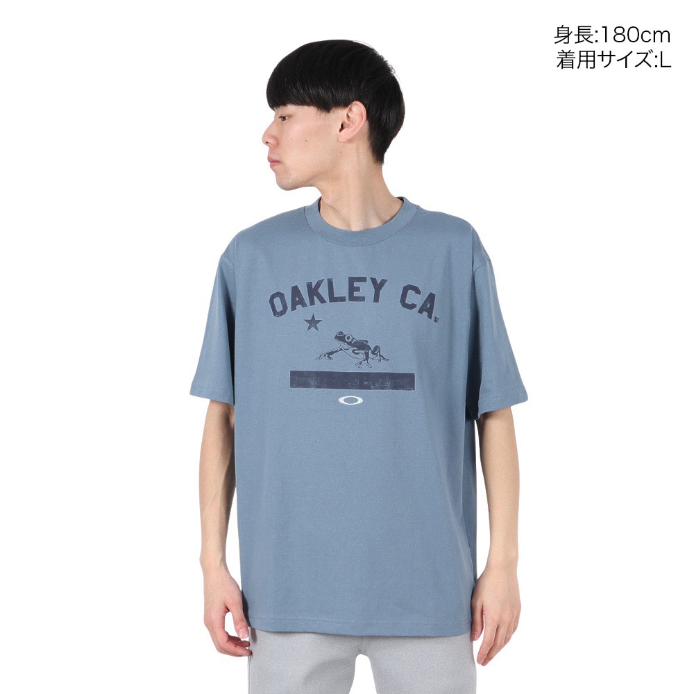 オークリー（OAKLEY）（メンズ）ESSEN 半袖 Tシャツ FROG FOA407834-69T