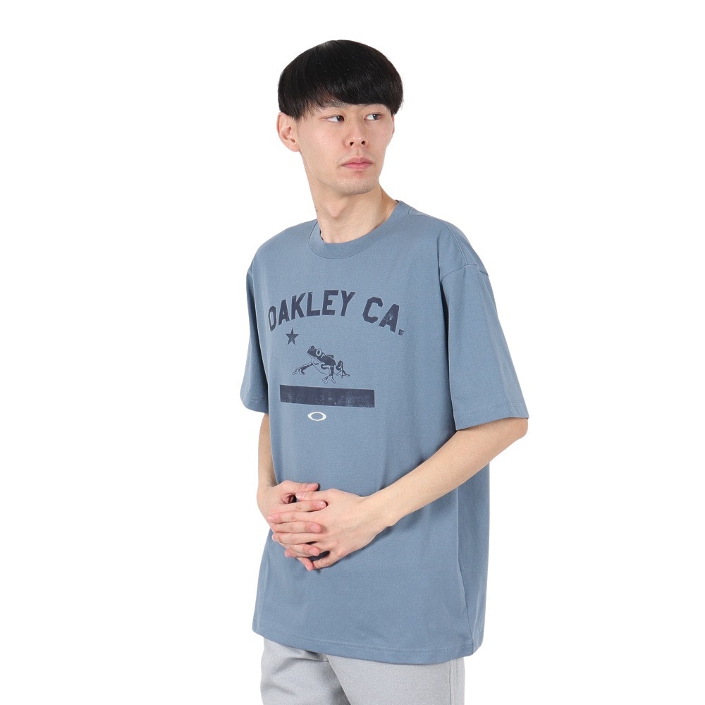 オークリー（OAKLEY）（メンズ）ESSEN 半袖 Tシャツ FROG FOA407834-69T