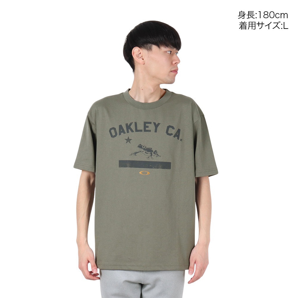 オークリー（OAKLEY）（メンズ）プリント 半袖Tシャツ FOA407834-756