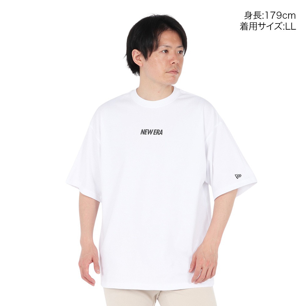 ニューエラ（NEW ERA）（メンズ）半袖 オーバーサイズド パフォーマンス Tシャツ WHI 14410156