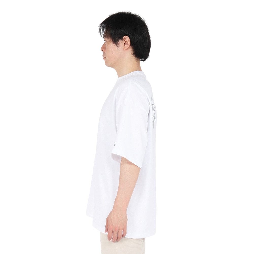ニューエラ（NEW ERA）（メンズ）半袖 オーバーサイズド パフォーマンス Tシャツ WHI 14410156