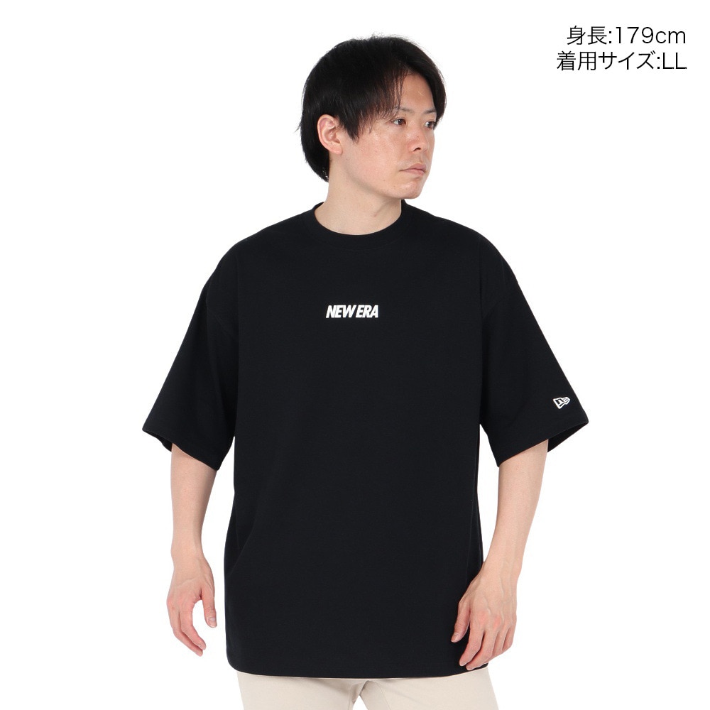 ニューエラ（NEW ERA）（メンズ）半袖 オーバーサイズド パフォーマンス Tシャツ BLK 14410157