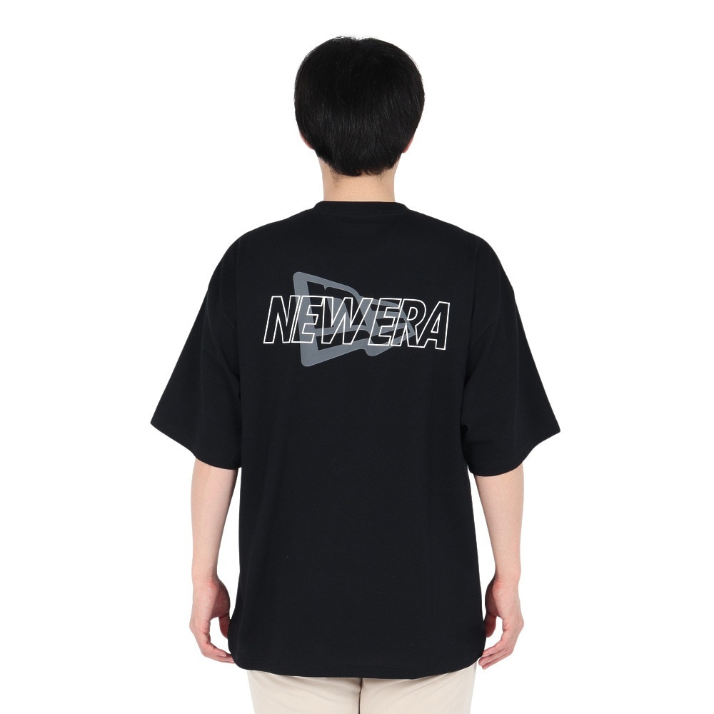 ニューエラ（NEW ERA）（メンズ）半袖 オーバーサイズド パフォーマンス Tシャツ BLK 14410157