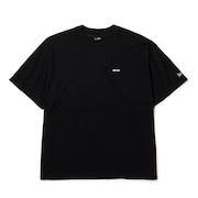 (メンズ)半袖 オーバーサイズド ドロップショルダー パフォーマンス Tシャツ シャドー ロゴ ブラック 14410161