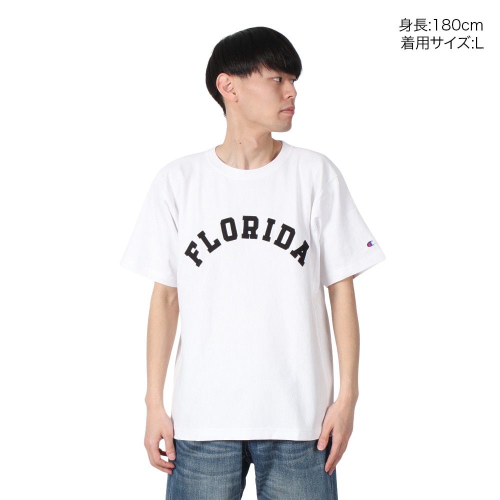 チャンピオン-ヘリテイジ（CHAMPION-HERITAGE）（メンズ）リバースウィーブ リラックス カレッジ グラフィック ショートスリーブTシャツ C3-B306 010