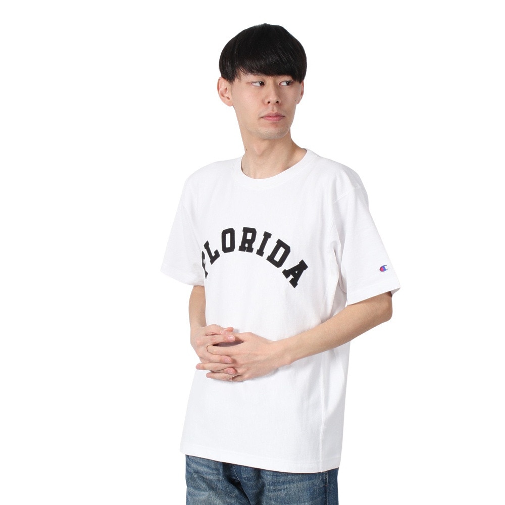 チャンピオン-ヘリテイジ（CHAMPION-HERITAGE）（メンズ）リバースウィーブ リラックス カレッジ グラフィック ショートスリーブTシャツ C3-B306 010