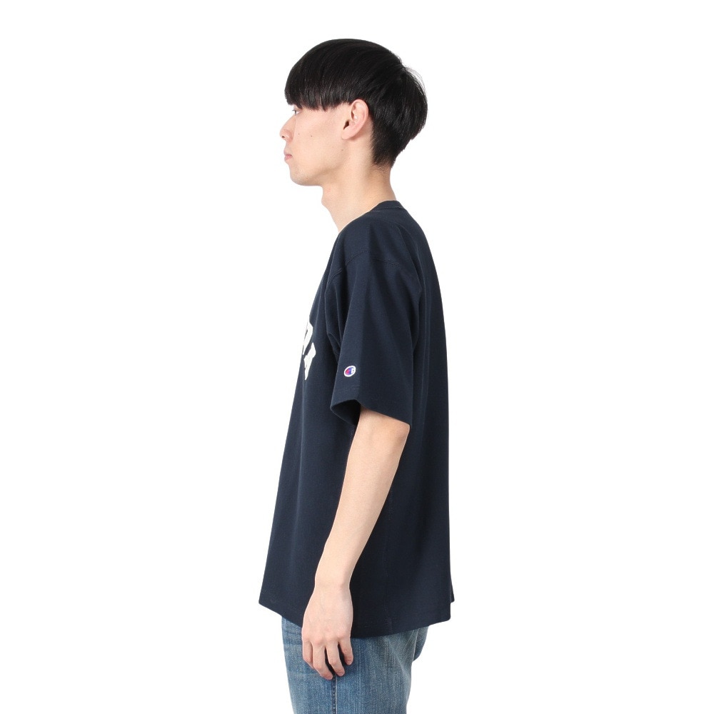 チャンピオン-ヘリテイジ（CHAMPION-HERITAGE）（メンズ）リバースウィーブ リラックス カレッジ グラフィック ショートスリーブTシャツ C3-B306 370