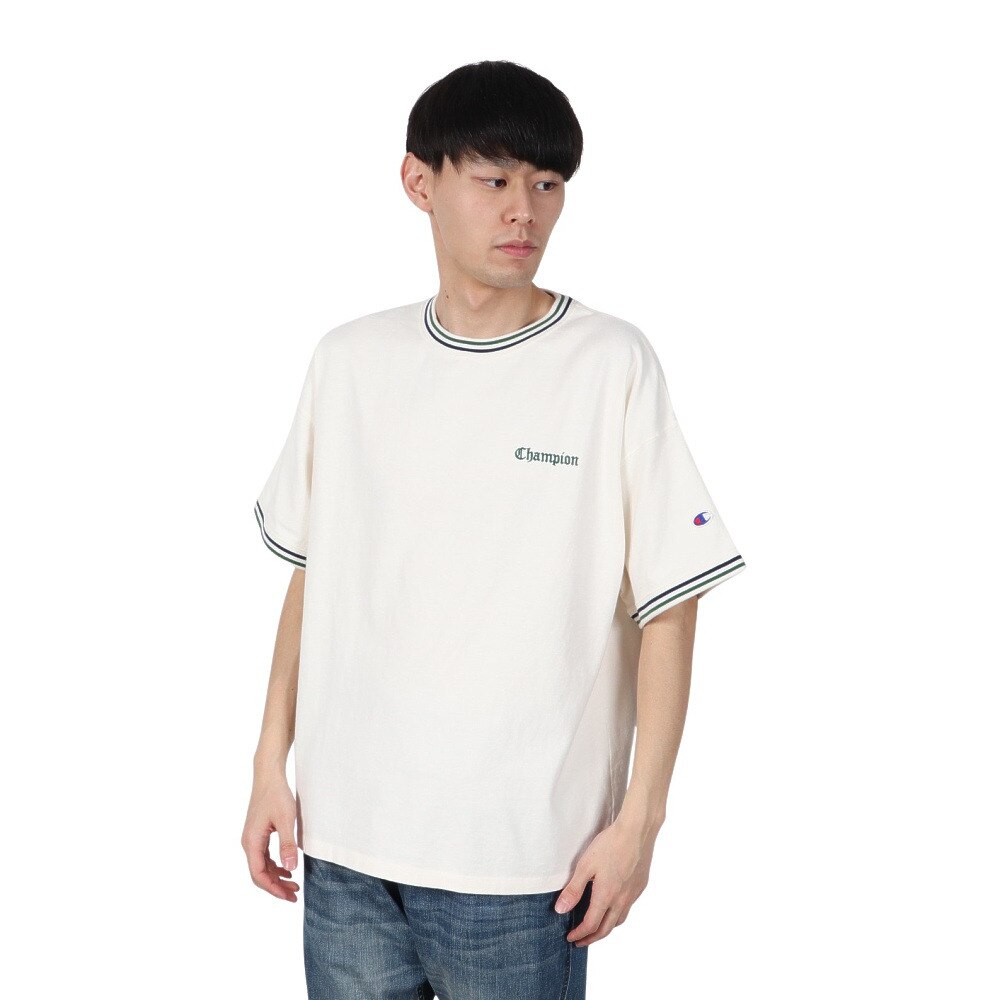 チャンピオン-ヘリテイジ（CHAMPION-HERITAGE）（メンズ）リラックス STONE BIO WASH ショートスリーブTシャツ C3-B322 020