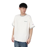 (メンズ)リラックス STONE BIO WASH ショートスリーブTシャツ C3-B322 020