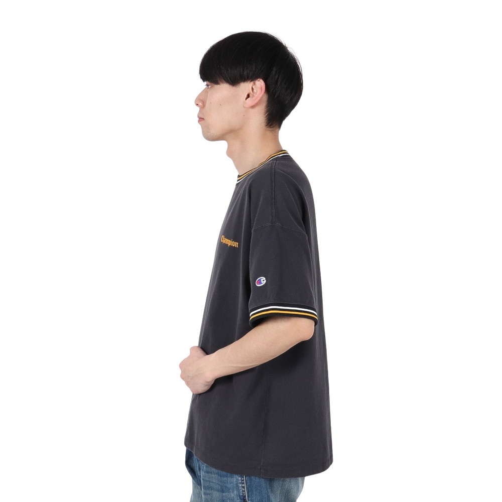 チャンピオン-ヘリテイジ（CHAMPION-HERITAGE）（メンズ）リラックス STONE BIO WASH ショートスリーブTシャツ C3-B322 090