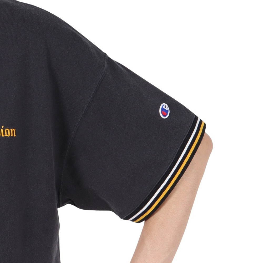 チャンピオン-ヘリテイジ（CHAMPION-HERITAGE）（メンズ）リラックス STONE BIO WASH ショートスリーブTシャツ C3-B322 090