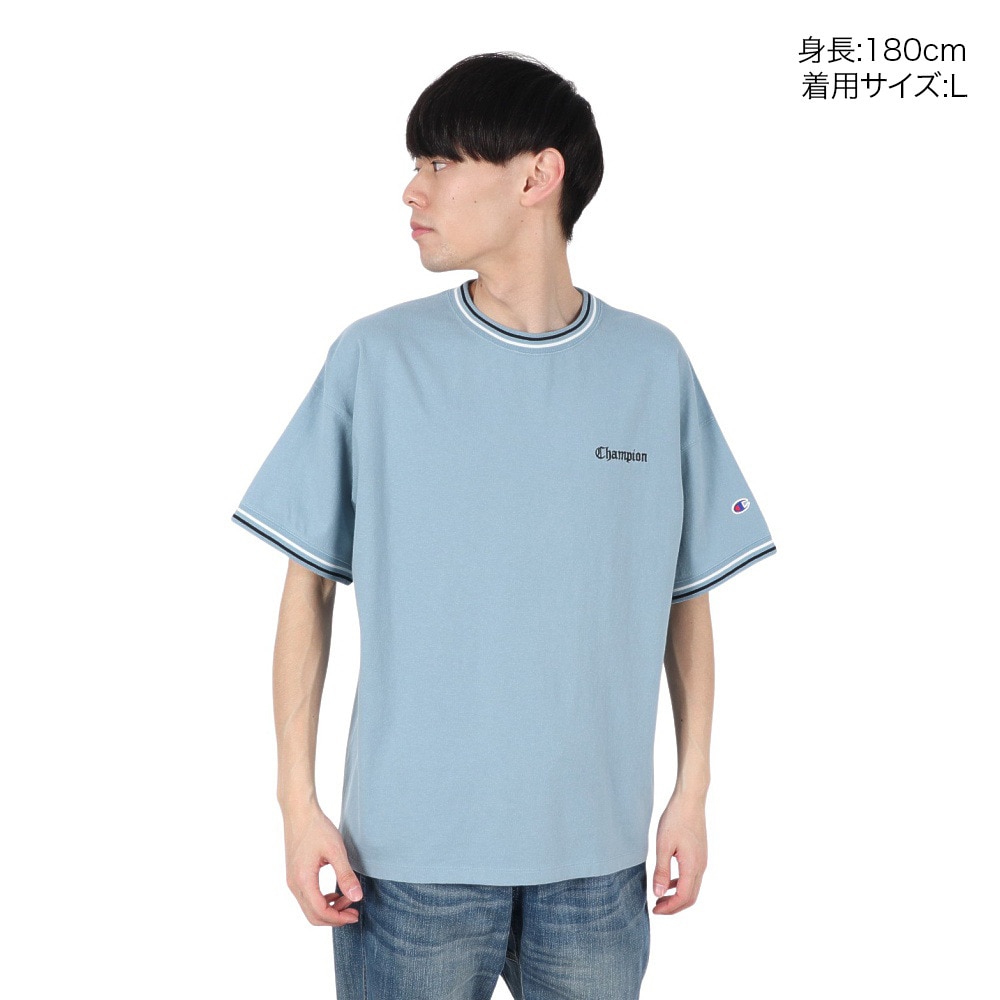 チャンピオン-ヘリテイジ（CHAMPION-HERITAGE）（メンズ）リラックス STONE BIO WASH ショートスリーブTシャツ C3-B322 337