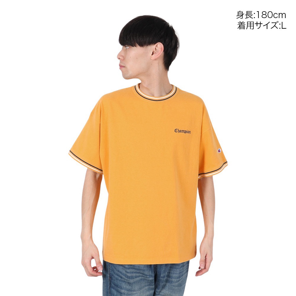 チャンピオン-ヘリテイジ（CHAMPION-HERITAGE）（メンズ）リラックス STONE BIO WASH ショートスリーブTシャツ C3-B322 573