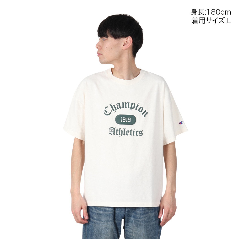 チャンピオン-ヘリテイジ（CHAMPION-HERITAGE）（メンズ）リラックス STONE BIO COLLEGET ショートスリーブTシャツ C3-B323 020