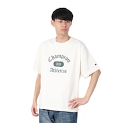 (メンズ)リラックス STONE BIO COLLEGET ショートスリーブTシャツ C3-B323