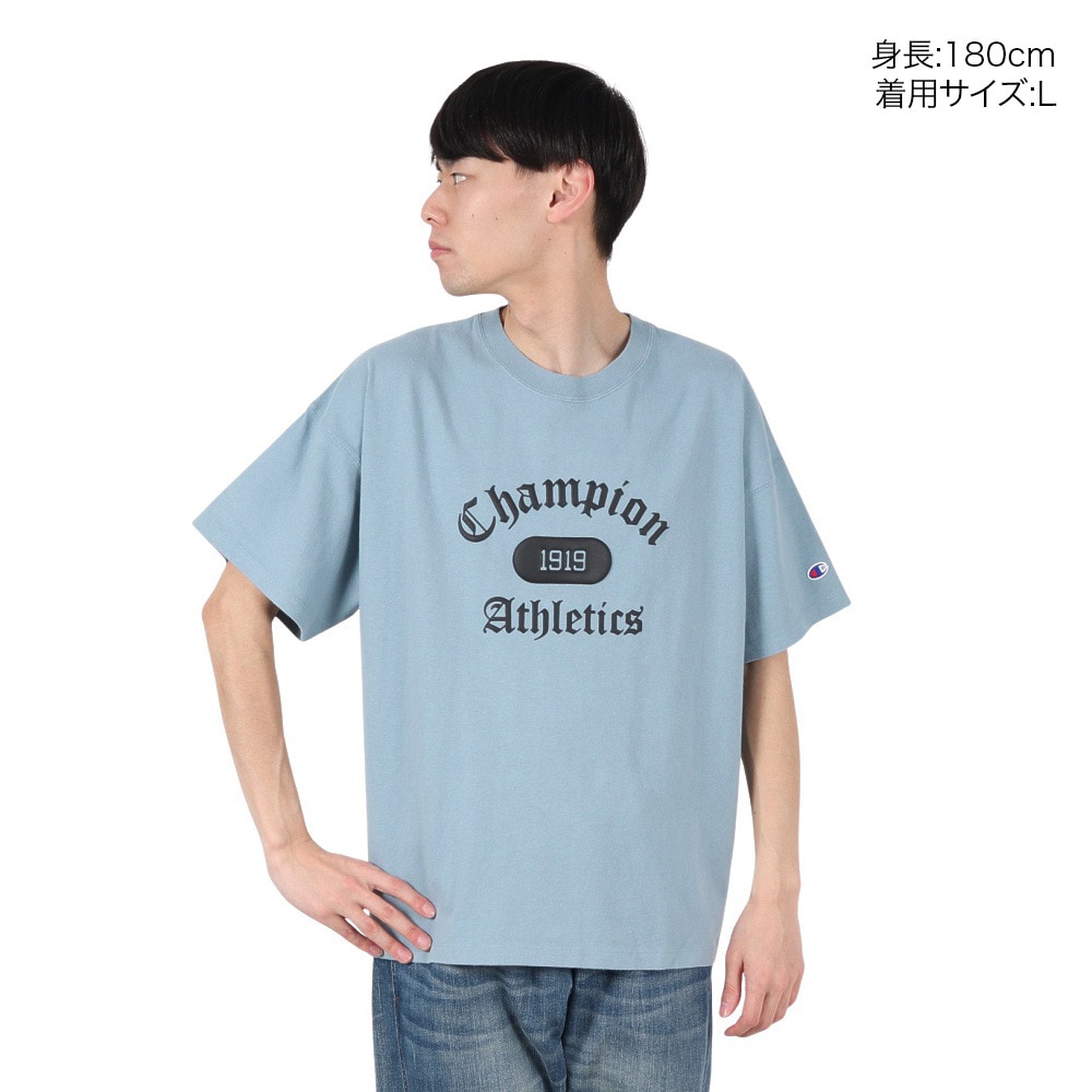 チャンピオン-ヘリテイジ（CHAMPION-HERITAGE）（メンズ）リラックス STONE BIO COLLEGET ショートスリーブTシャツ C3-B323 337