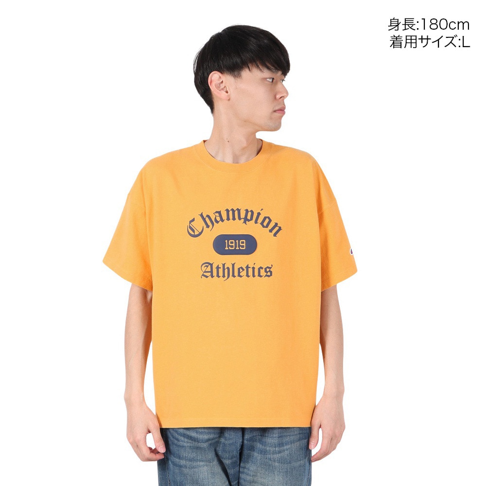 チャンピオン-ヘリテイジ（CHAMPION-HERITAGE）（メンズ）リラックス STONE BIO COLLEGET ショートスリーブTシャツ C3-B323 573