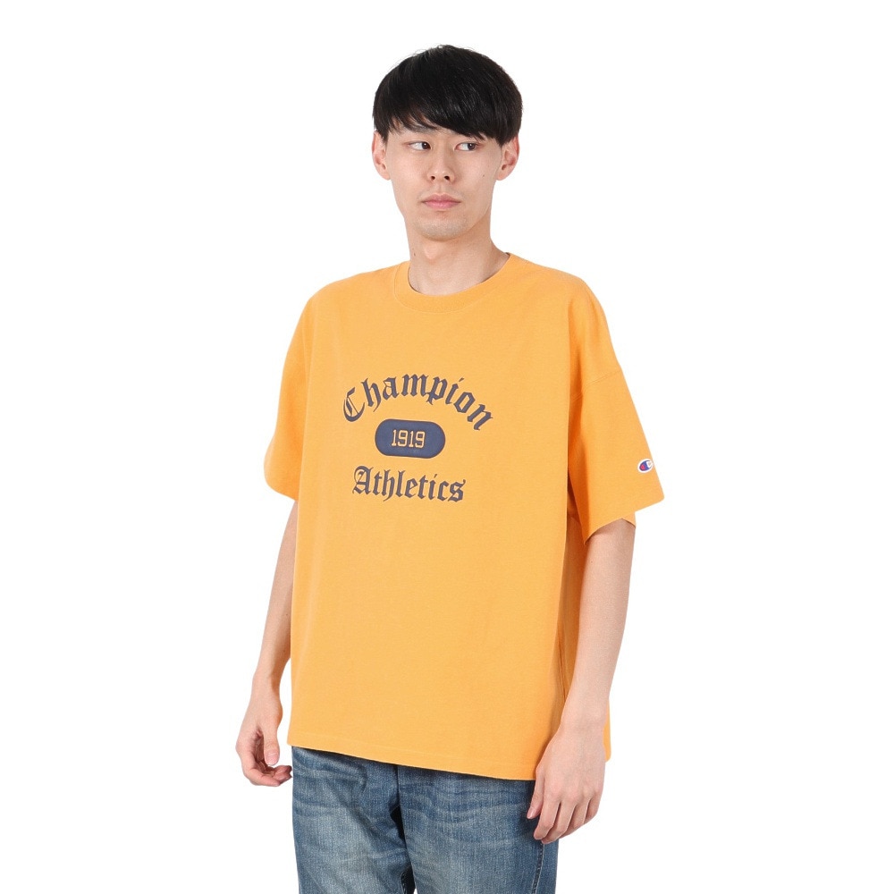 チャンピオン-ヘリテイジ（CHAMPION-HERITAGE）（メンズ）リラックス STONE BIO COLLEGET ショートスリーブTシャツ C3-B323 573