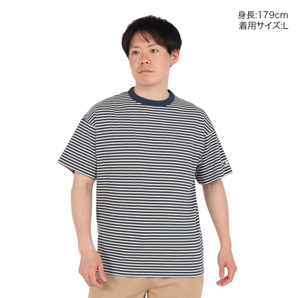 チャンピオン-ヘリテイジ（CHAMPION-HERITAGE）（メンズ）カジュアル ボーダー半袖Tシャツ C3-B328 370