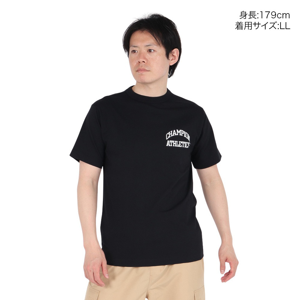 チャンピオン-ヘリテイジ（CHAMPION-HERITAGE）（メンズ）ベーシック グラフィック 半袖Tシャツ C3-B339 090