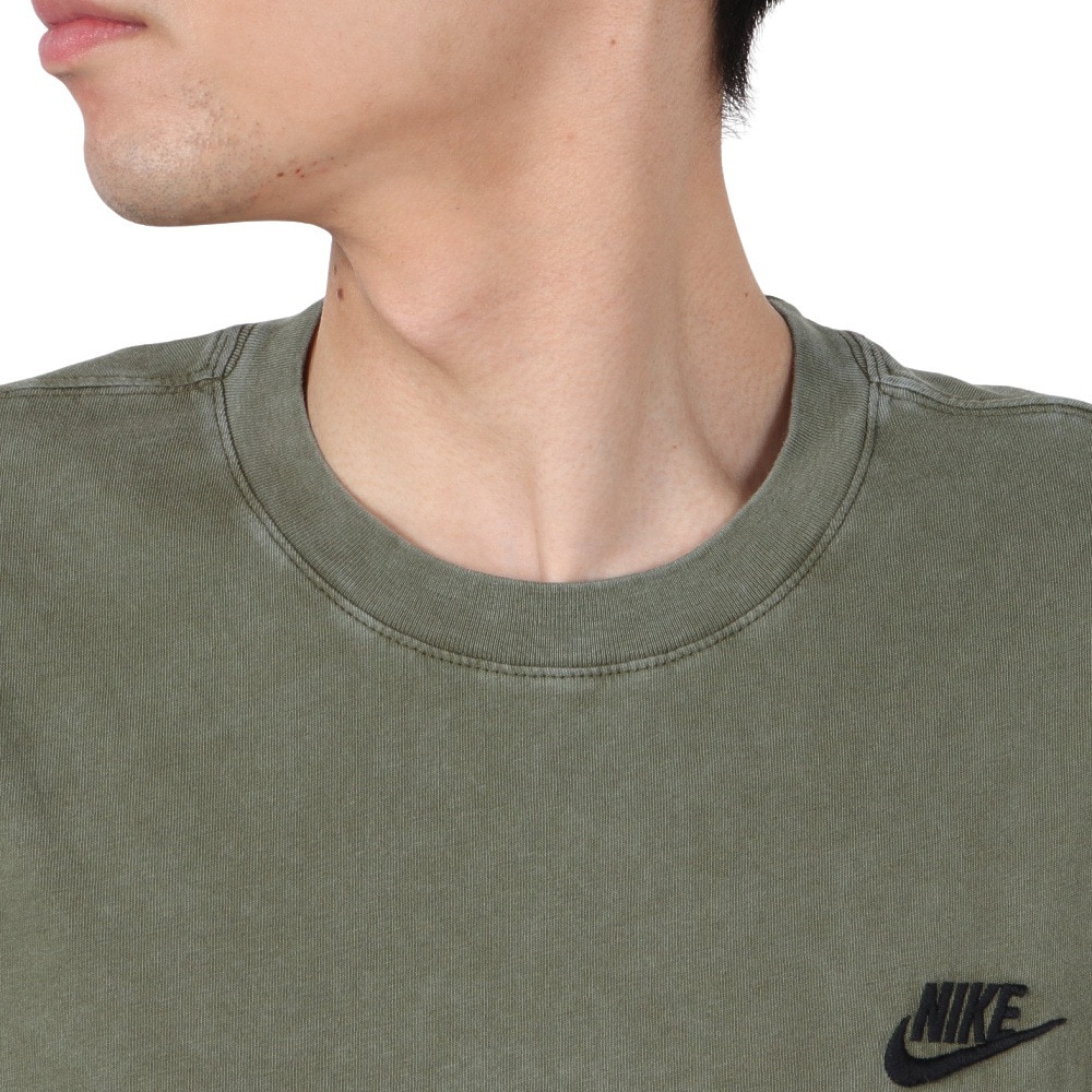 ナイキ（NIKE）（メンズ）スポーツウェア クラブ ウォッシュ半袖Tシャツ HJ0733-222