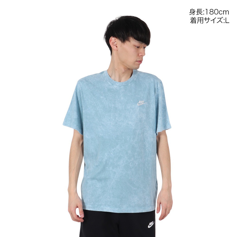 ナイキ（NIKE）（メンズ）スポーツウェア クラブ ウォッシュ半袖Tシャツ HJ0733-464