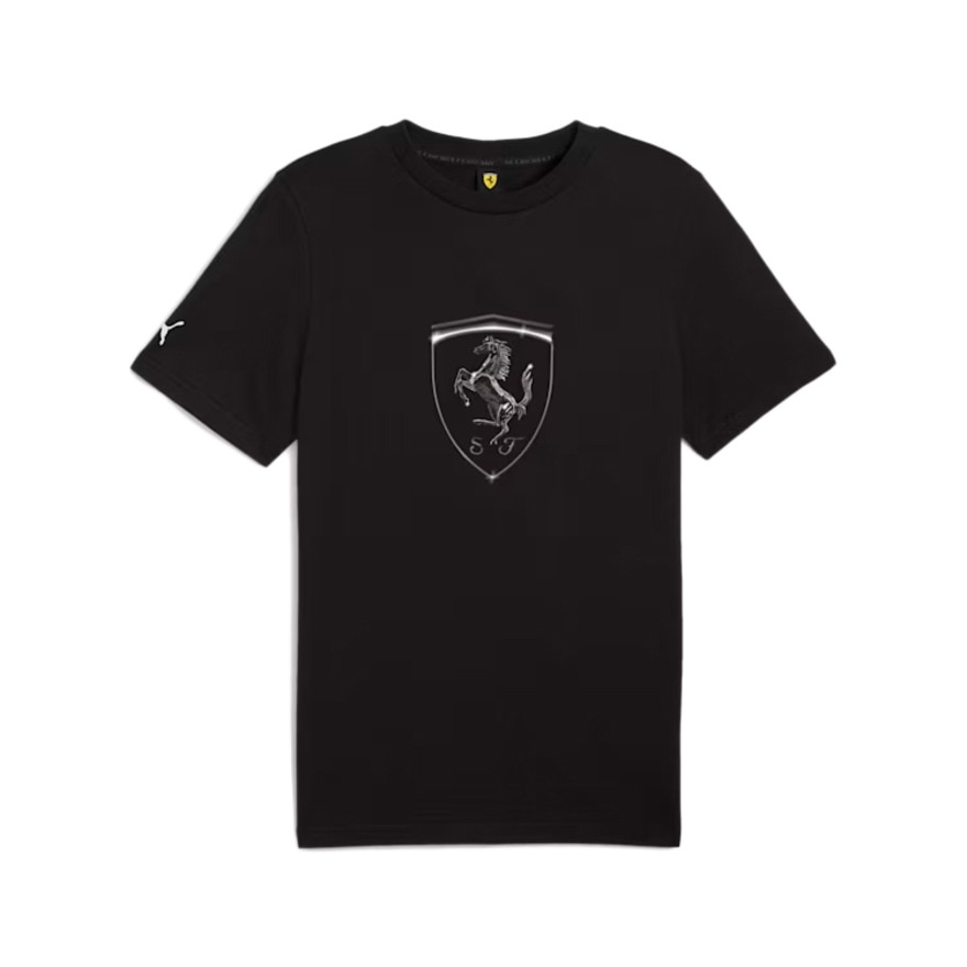 プーマ（PUMA）（メンズ）フェラーリ レース トーナル ビッグ シールド 半袖 Tシャツ 630189 01 BLK
