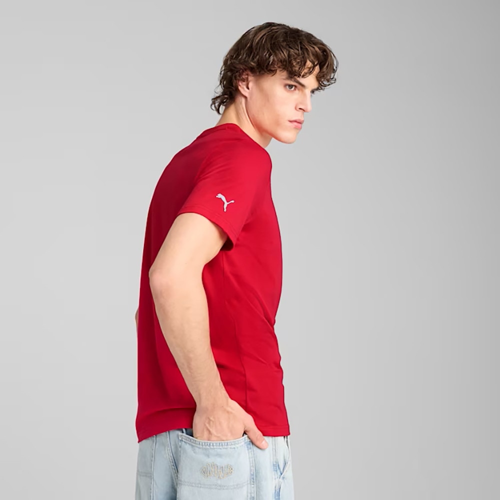プーマ（PUMA）（メンズ）フェラーリ レース トーナル ビッグ シールド 半袖 Tシャツ 630189 02 RED