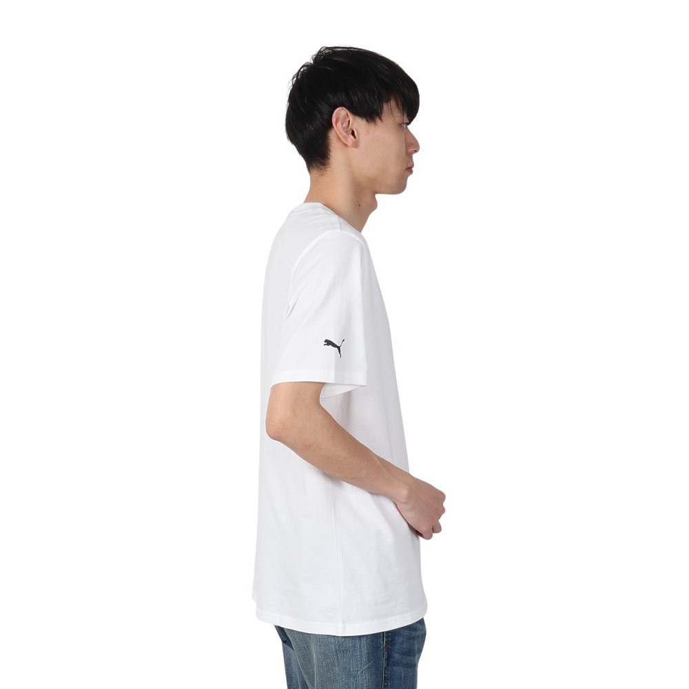 プーマ（PUMA）（メンズ）フェラーリ レース トーナル ビッグシールド 半袖Tシャツ 630189 04 WHT