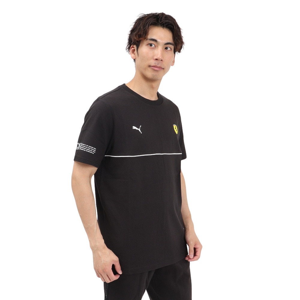 プーマ（PUMA）（メンズ）フェラーリ SDS 半袖Tシャツ 630219 01 BLK