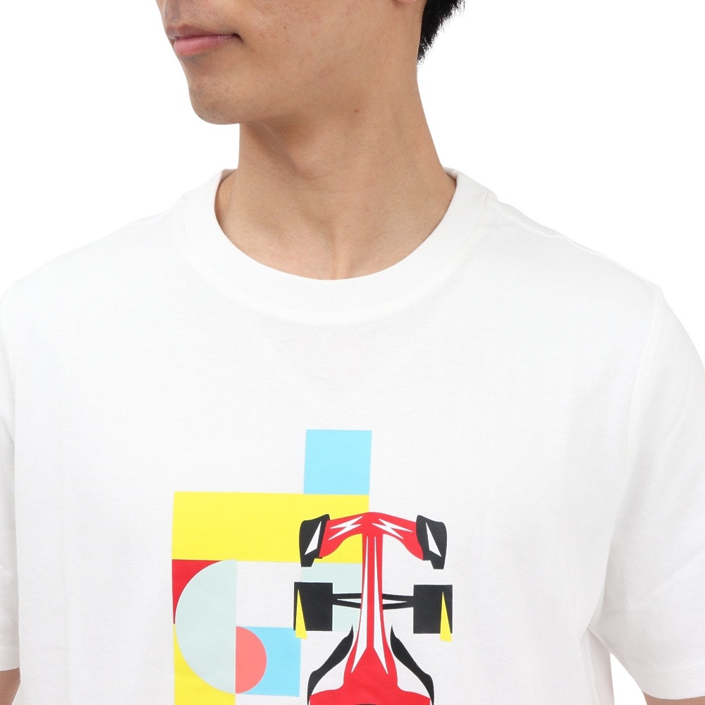 プーマ（PUMA）（メンズ）フェラーリ グラフィック 半袖Tシャツ 2 630237 04 WHT