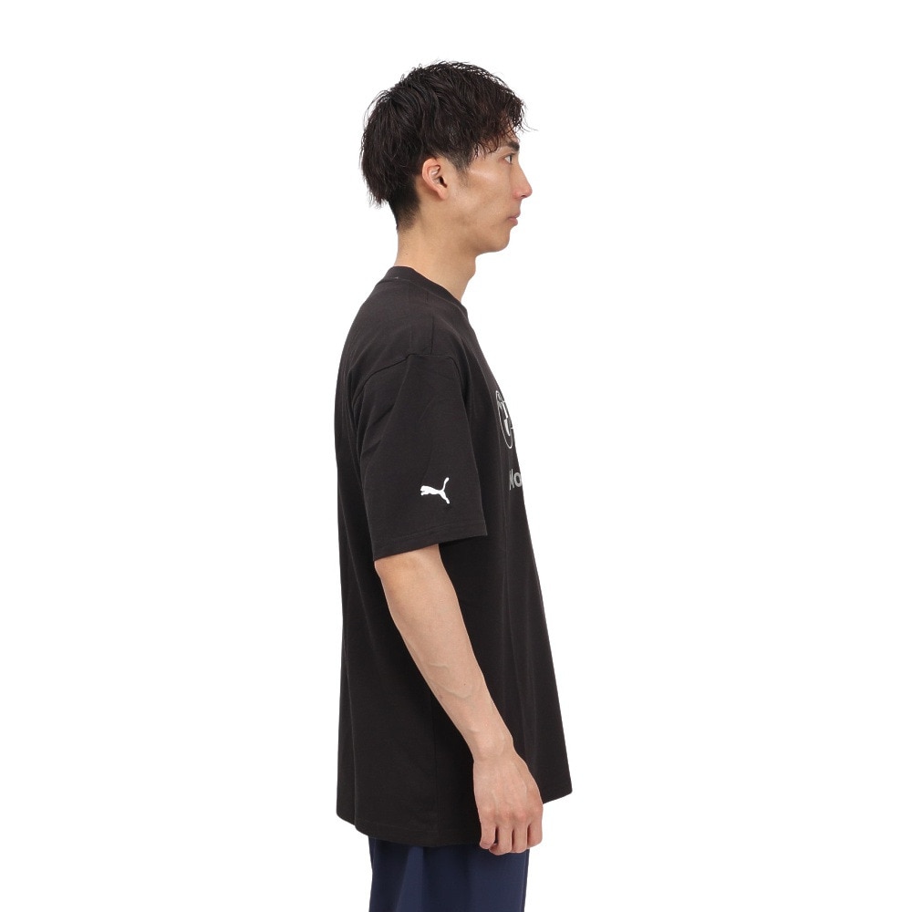 プーマ（PUMA）（メンズ）BMW MMS スタックド リュクス ロゴ 半袖 Tシャツ 2 630696 01 BLK