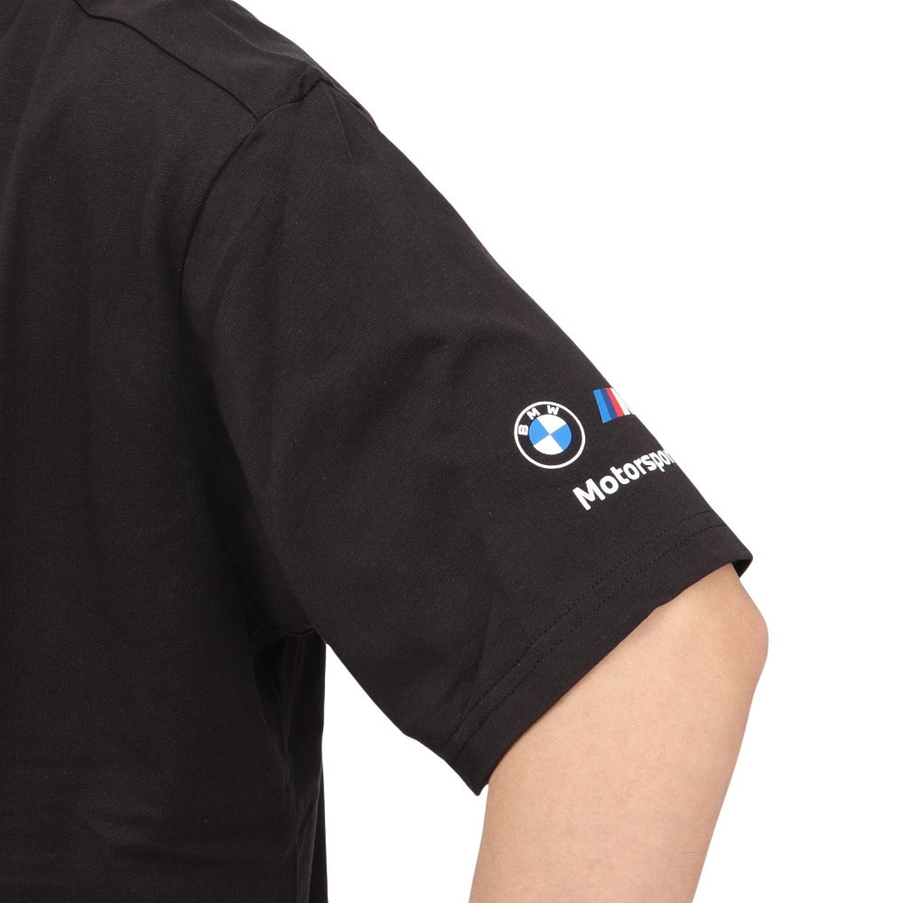 プーマ（PUMA）（メンズ）BMW MMS スタックド リュクス ロゴ 半袖 Tシャツ 2 630696 01 BLK