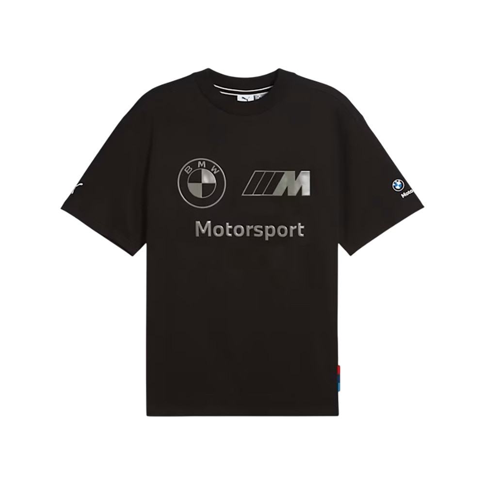 プーマ（PUMA）（メンズ）BMW MMS スタックド リュクス ロゴ 半袖 Tシャツ 2 630696 01 BLK