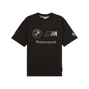(メンズ)BMW MMS スタックド リュクス ロゴ 半袖 Tシャツ 2 630696 01 BLK
