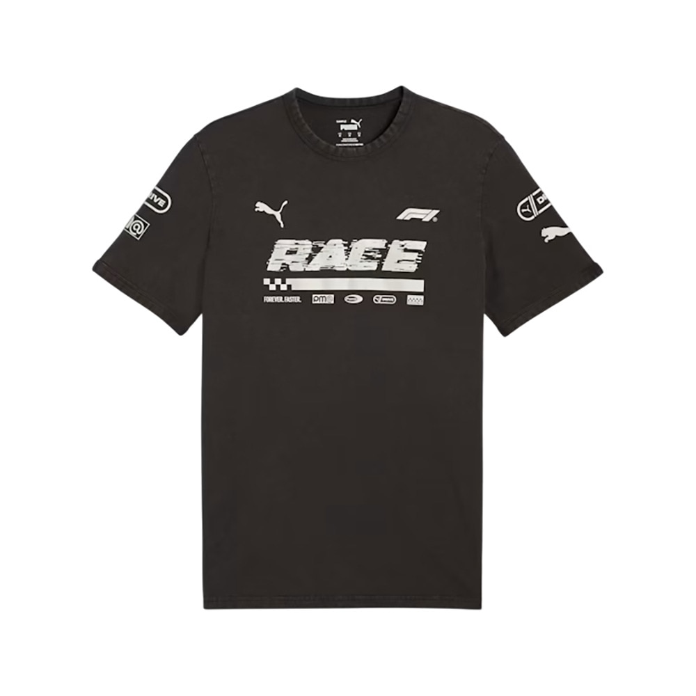 プーマ（PUMA）（メンズ）F1 グラフィック リンガー 半袖 Tシャツ 631641 01 BLK