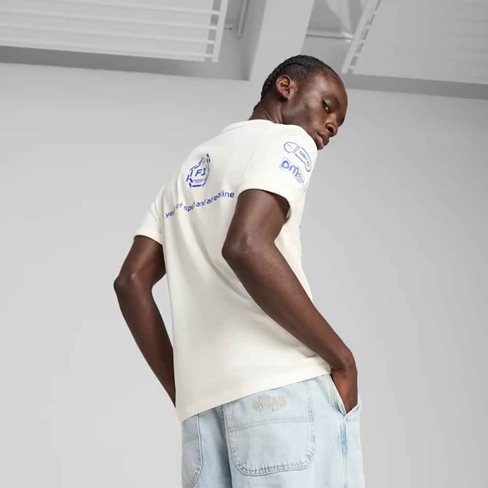 プーマ（PUMA）（メンズ）F1 グラフィック リンガー 半袖 Tシャツ 631641 02 WHT